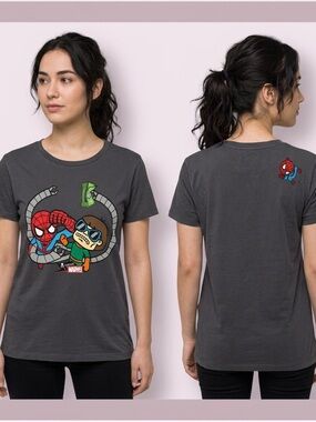 Tokidoki x Marvel Gray Spidey Brawl Tee